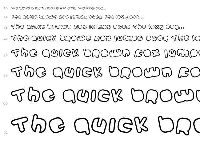Johanneke font waterfall